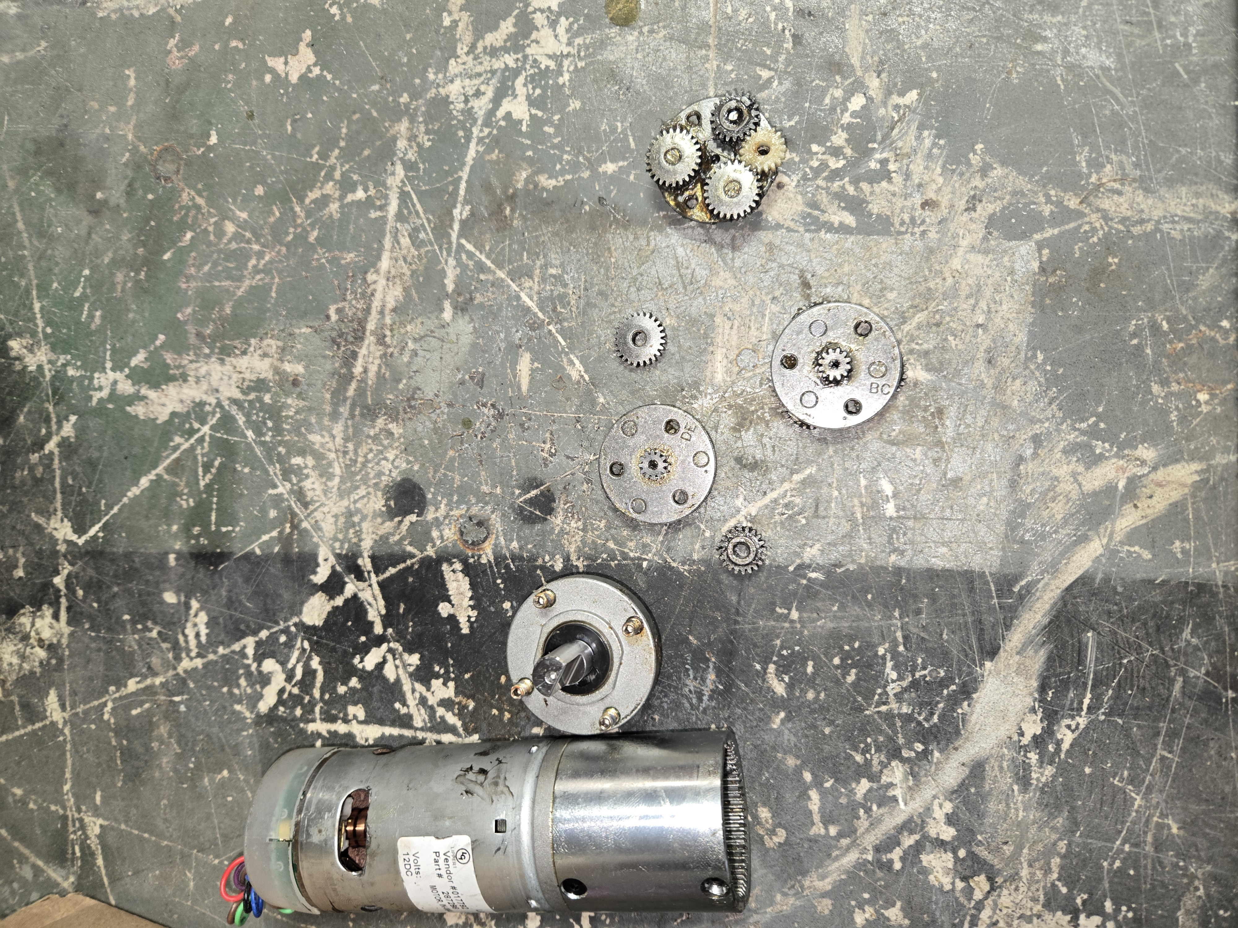 Slide Motor came apart